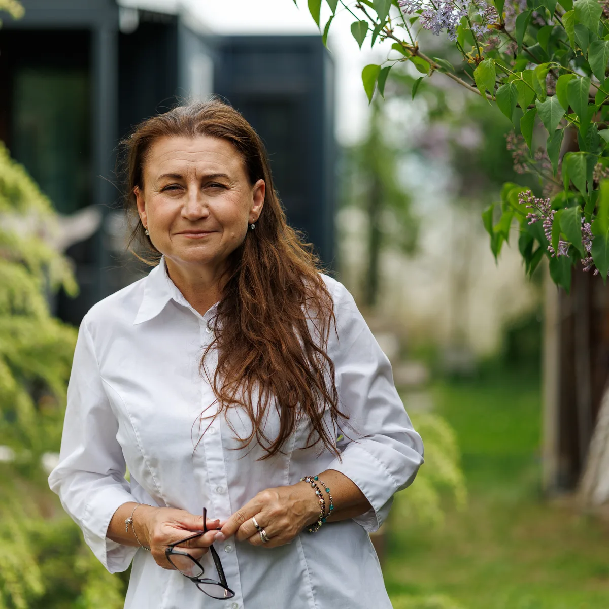 Jana Klimešová při přípravě nemovitosti k prodeji