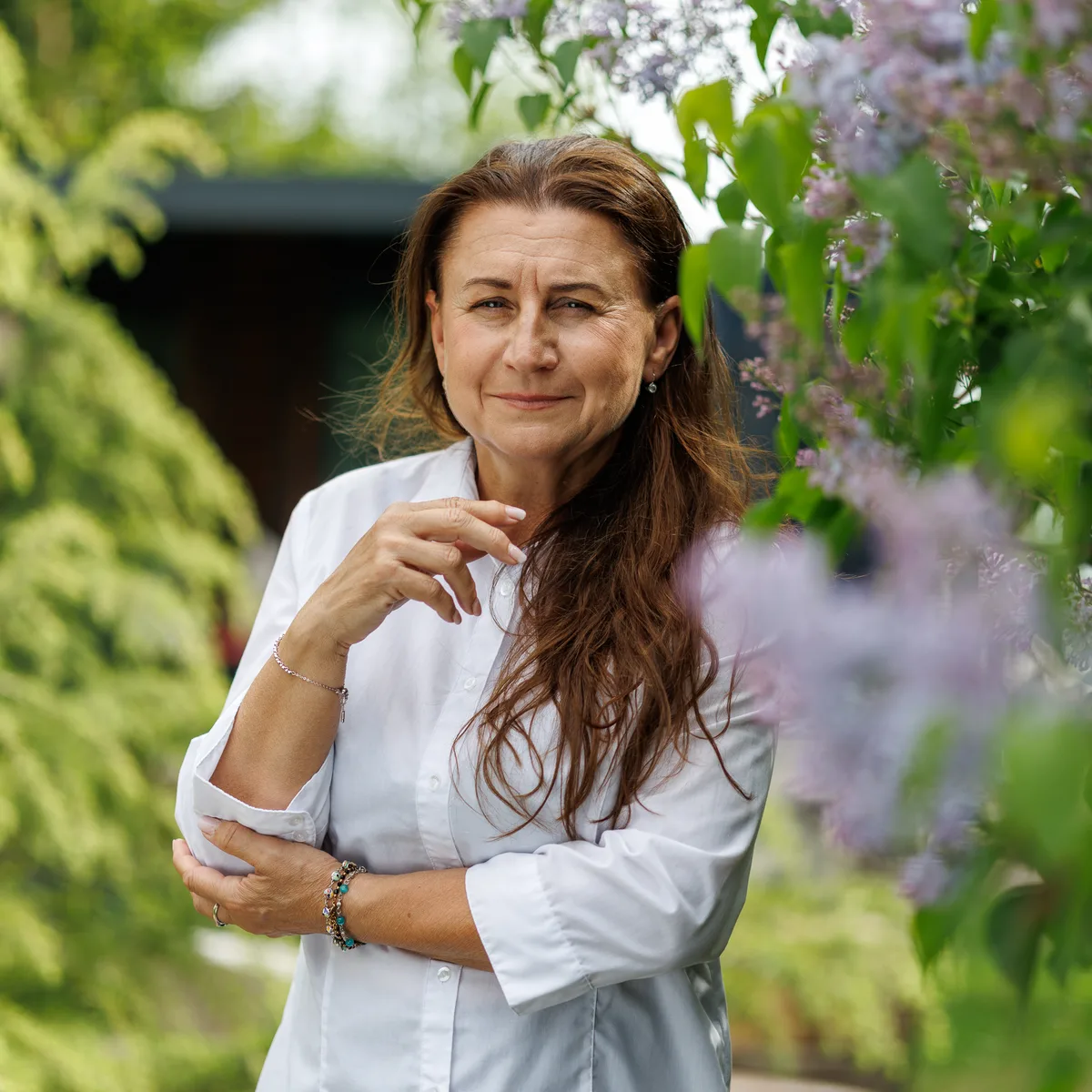 Jana Klimešová při jednání o prodeji nemovitosti